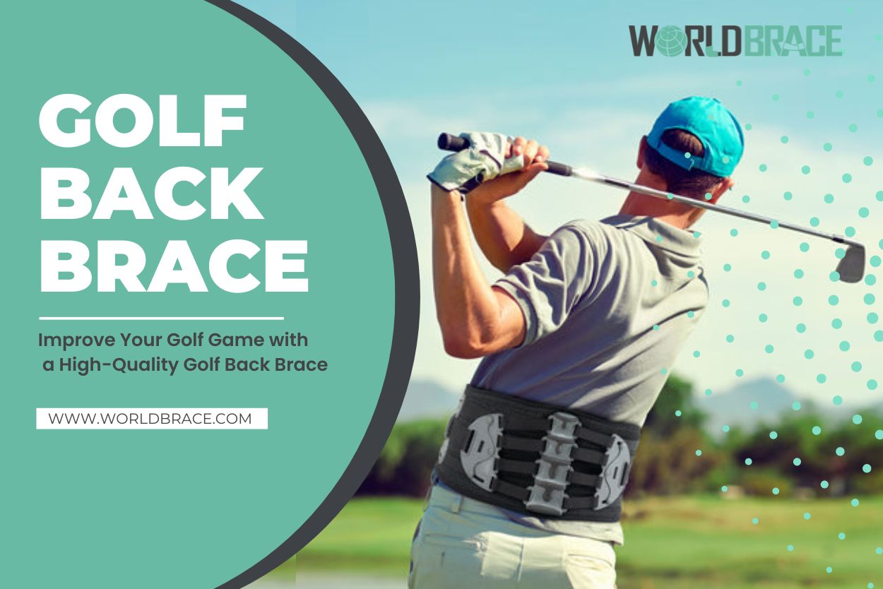 Golf Back Brace for Tennis & Golfing Low Back Pain - M